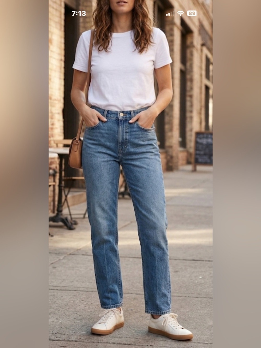 Everlane High Rise Straight Leg Jeans Minimalist Capsule Size 25